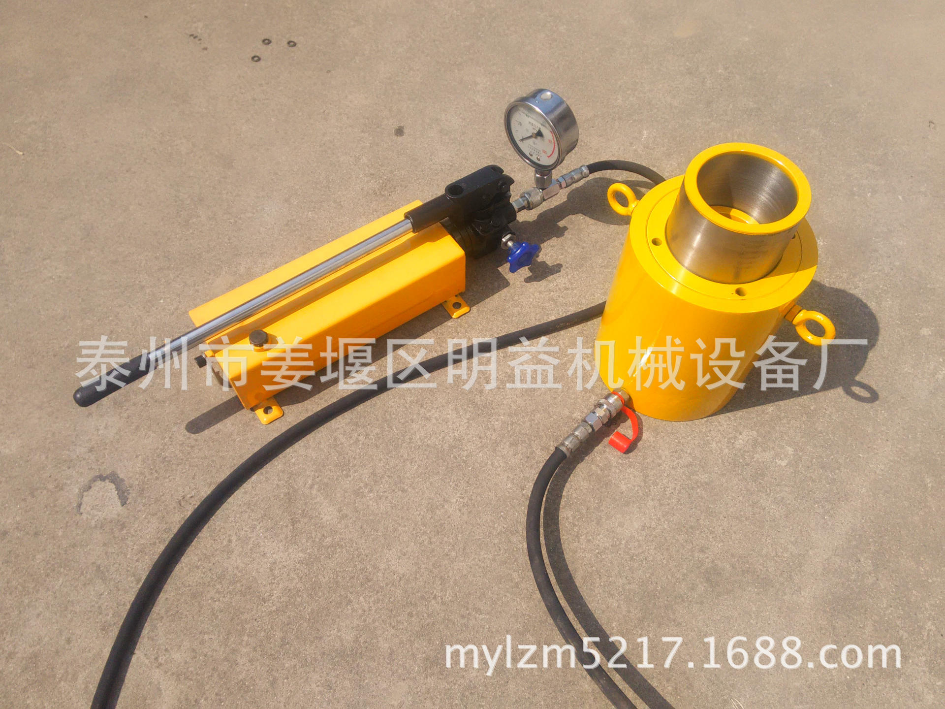 中空式液压千斤顶RCH-603 单动式中空液压千斤顶，张拉液压千斤顶