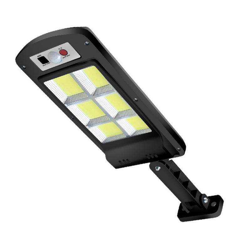 Nueva lámpara de pared solar COB para exteriores, lámpara de inducción de cuerpo humano para jardín, iluminación de pared para el hogar, farola con control remoto