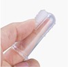 Medical transparent silica gel toothbrush, oral care
