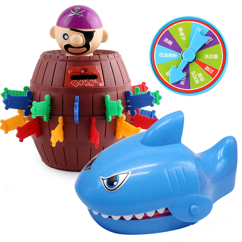 조합 상어 플러스 해적 배럴 플러스 턴테이블