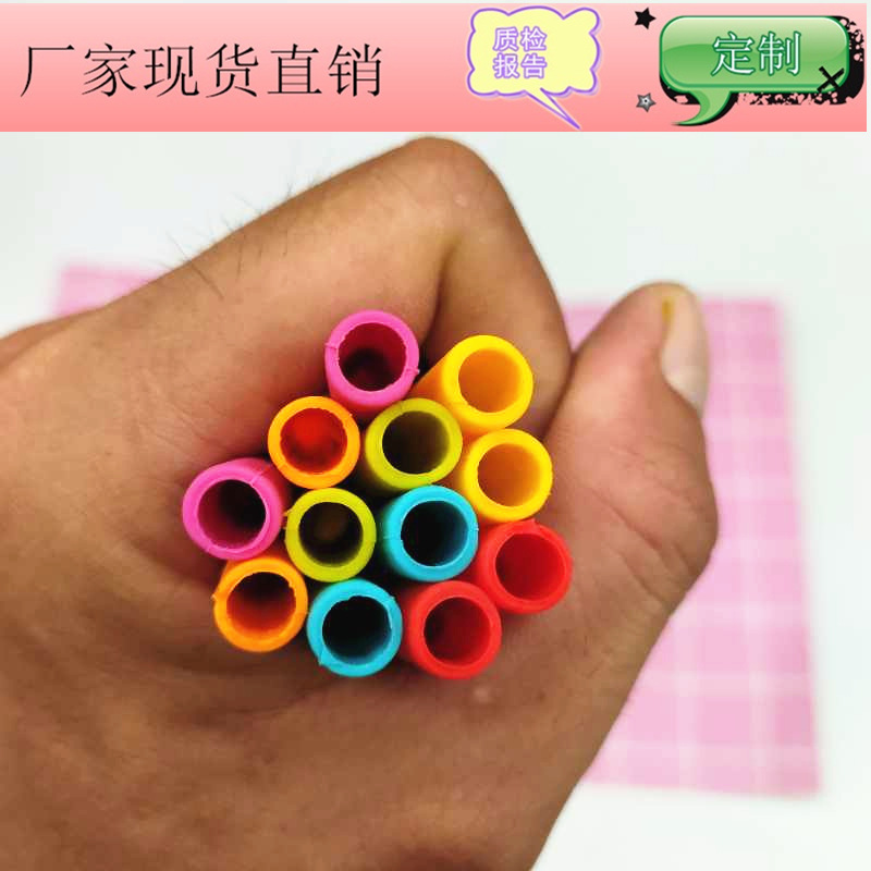 硅胶吸管  胶吸管彩色折叠吸管弯管  可循环使用折叠硅胶