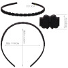 European and American hot -selling butterfly thin hair hoop ladies fine plastic hair 2 yuan store boutique hair accessories wholesale