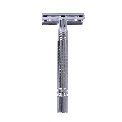 Jinjie 2003 Shaving Razor Handle, Vintage Manual Shaving Razor Stand, Dual-Sided Razor Stand Set