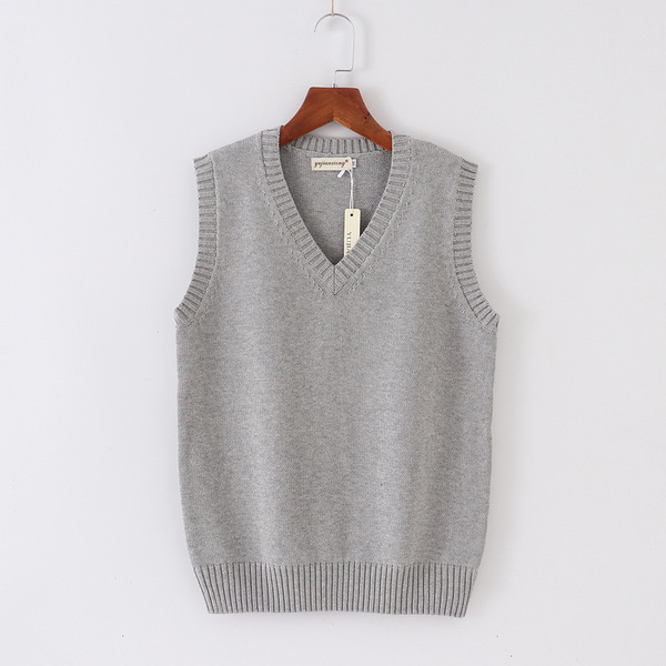 knitted solid color student pleated skirt