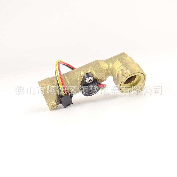 Venta al por mayor de cobre Jiale Hall sensor de flujo de agua de alta calidad calentador de agua sensor de flujo de agua ventas directas de la fábrica
