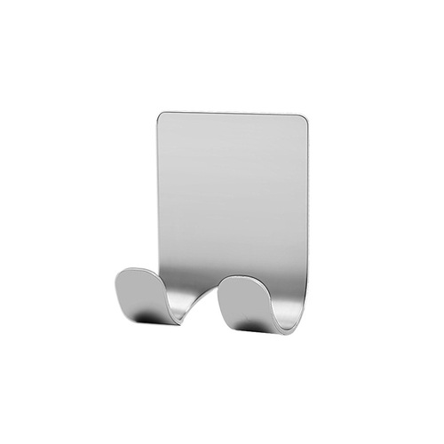 Cross-border stainless steel razor rack without punching bathroom rack plug hook double hook sticky hook shaving rack
