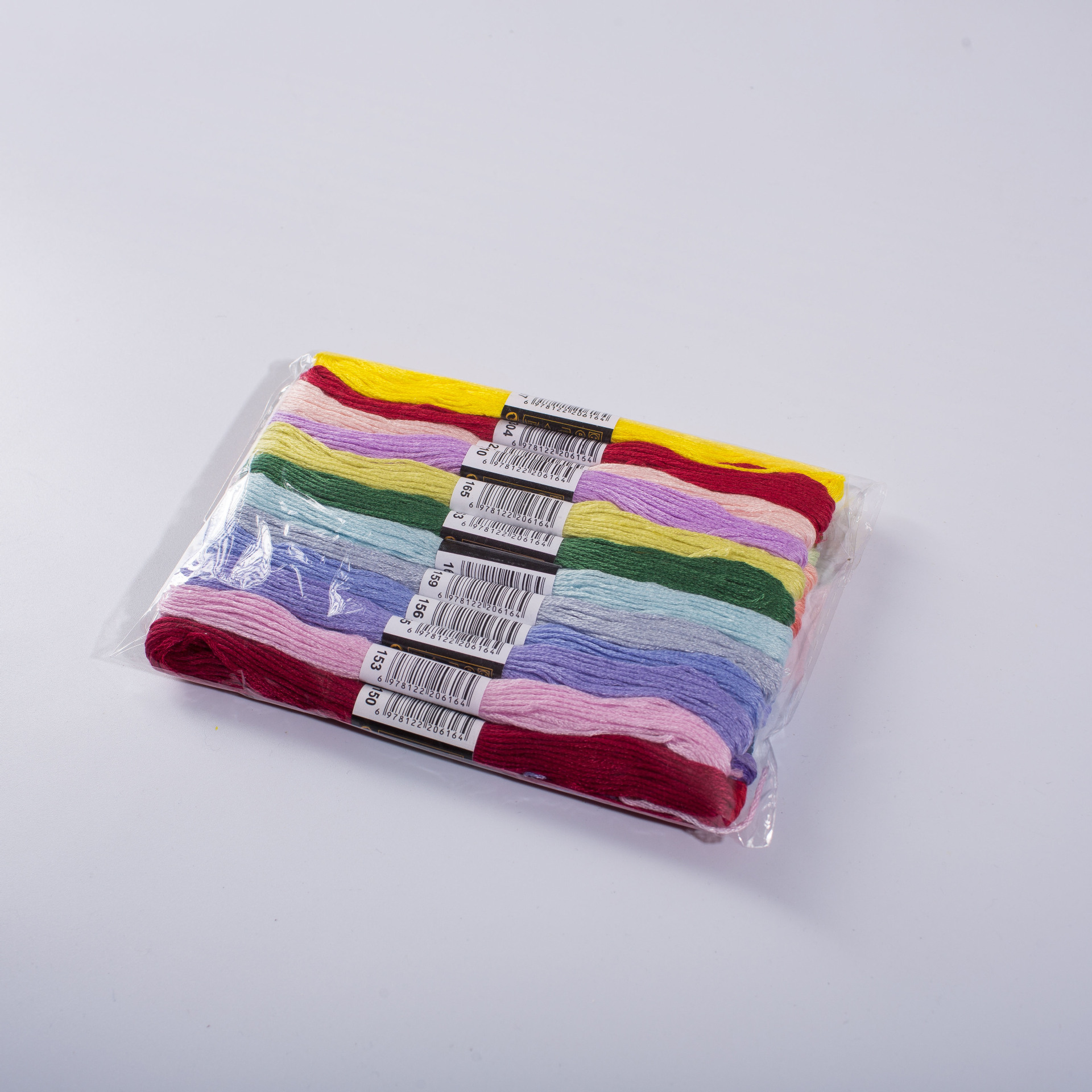 Hilo de bordado de poliéster y algodón para punto de cruz de 50 y 100 colores, hilo de bordado Lu, hilo arcoíris para bordado hecho a mano, accesorio de cuerda para tejer DIY.