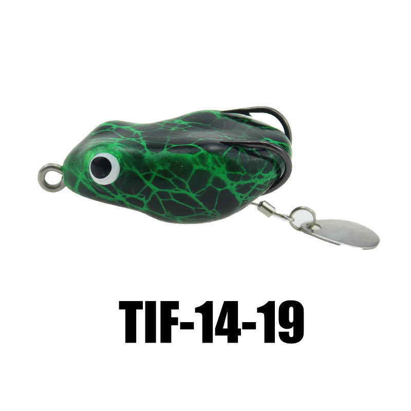 Mini Lei Rana Luya estilo tailandés pescado negro duro negro 45mm 8,5G