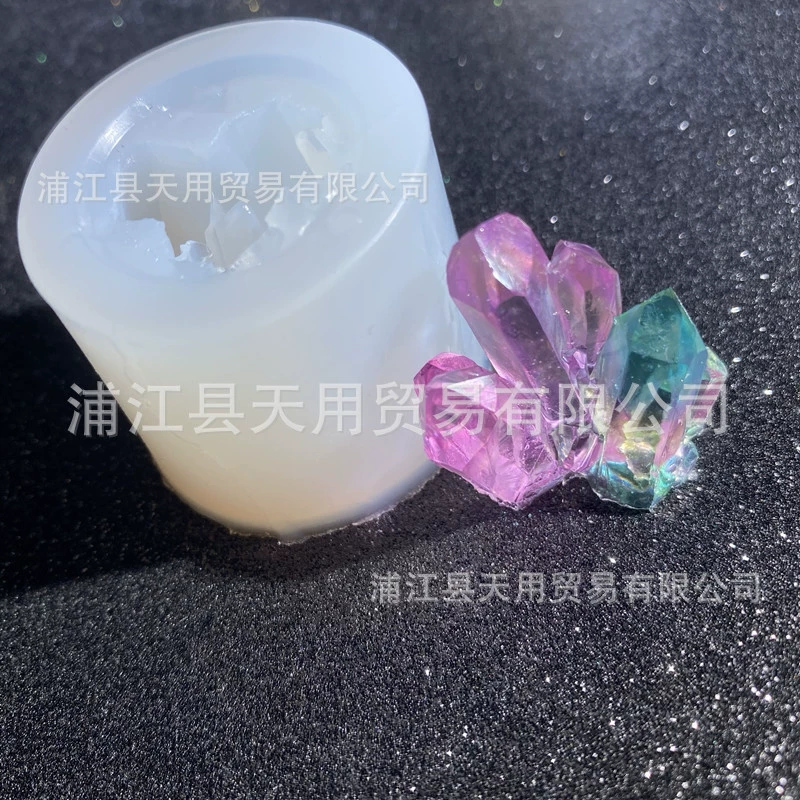 Силиконовая форма для кристалльных капель для DIY — жаропрочная морозостойкость -40–230°C, несколько размеров кластера (№14/18/19/32…)