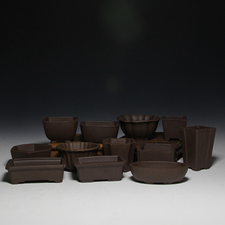 Purple Sand Flower Pot Container Desktop Thumb Pot Plant Fleshy Personalized Mini Flower Pot Wholesale Square Bonsai Pot