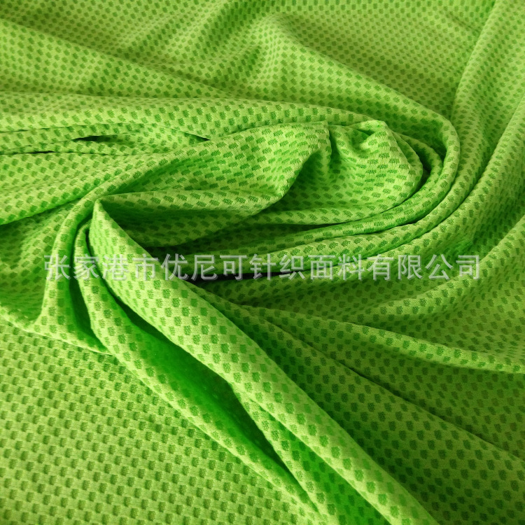 全涤提花布 纬编涤纶提花针织布 提花网眼布  提花格子布