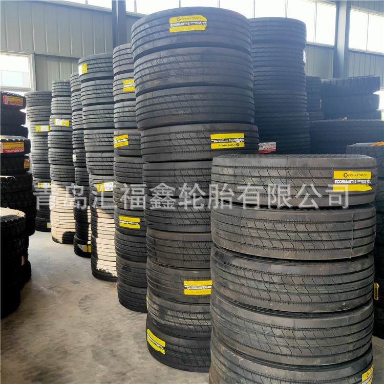 厂价供应卡车客车真空轮胎 265/70R19.5花全钢子午线轮胎