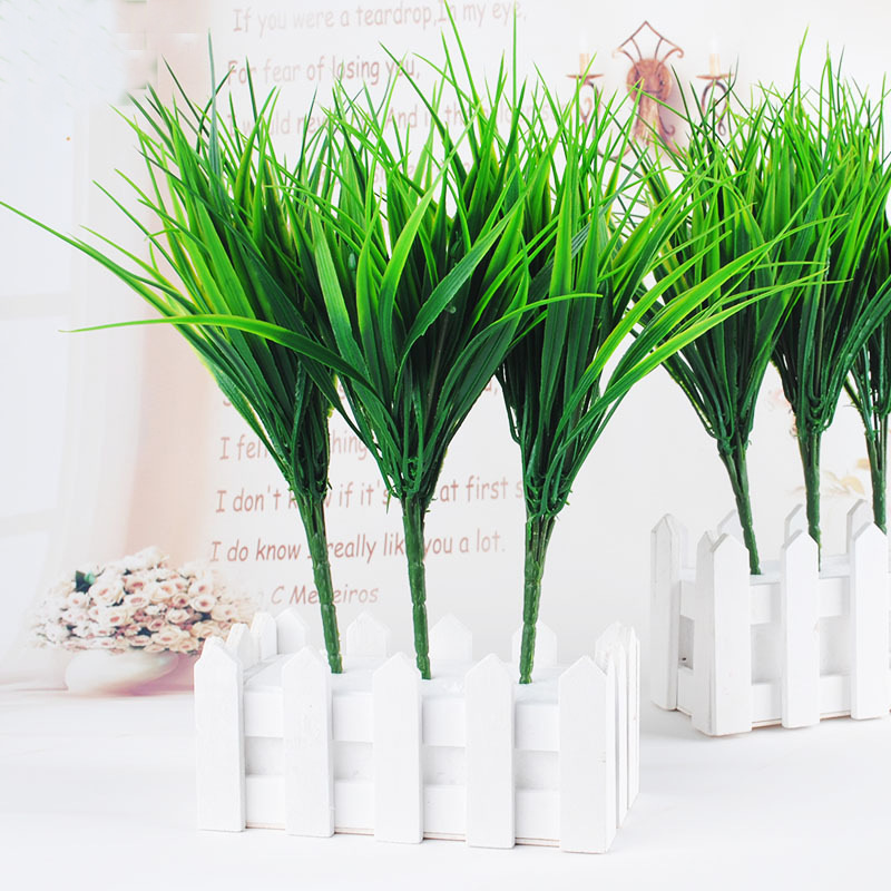Duofu Powerful Merchant Artificial Grass Plastic Grass Green Plant Christmas Tree Decoration Partition Flower Arrangement Material Duofu Powerful Merchant Artificial Grass Plastic Grass Green Plant Christmas Tree Decoration Partition Flower Arrangement Material