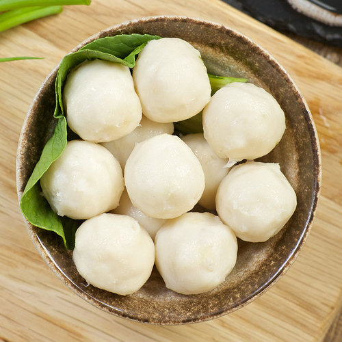 Chaoshan cuttlefish balls, frozen specialty, fried egg-shaped cuttlefish balls, quick-frozen hot pot meatballs, vacuum wholesale delivery