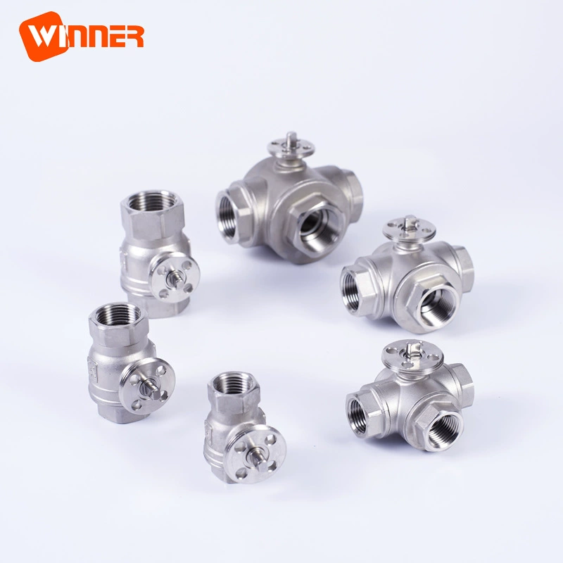 Трехходовой Электрический шаровой кран из нержавеющей стали с внутренней резьбой шаровой кран dn50 винт из нержавеющей стали 204 шаровой кран