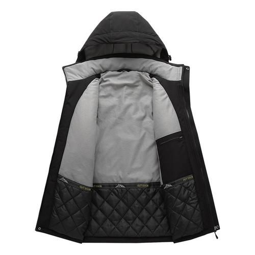 Winter smart heating jacket 8-zone USB charging heating jacket outdoor sports mountaineering clothing ski clothing wholesale