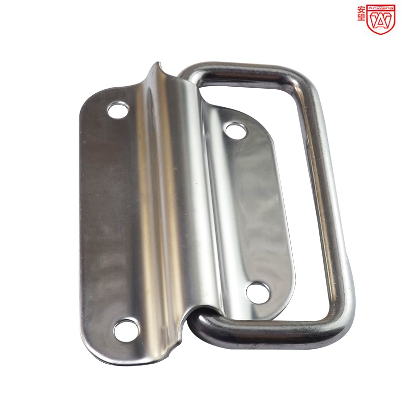 Anwang acero inoxidable 304 puerta de mano armario de madera cajón caja de hierro mango caja de herramientas anillo caja de mano plegable móvil