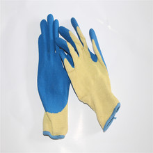 防割防刺手套凯夫拉浸胶浸塑涂层防水耐油耐磨手套芳纶防切割手套
