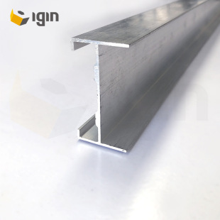 Aluminum Alloy Manufacturer I-Shaped Large Louver Frame Ventilation Grille Rainproof Sunshade Sunshade Louver Window Return Air Vent