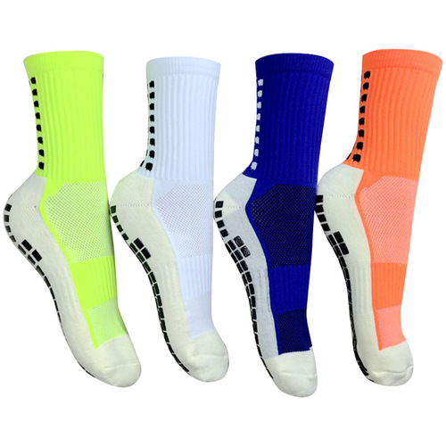 Adult football non-slip dotted basketball socks children's men's and women's rubber-soled mid-tube socks terry thickened sports football socks