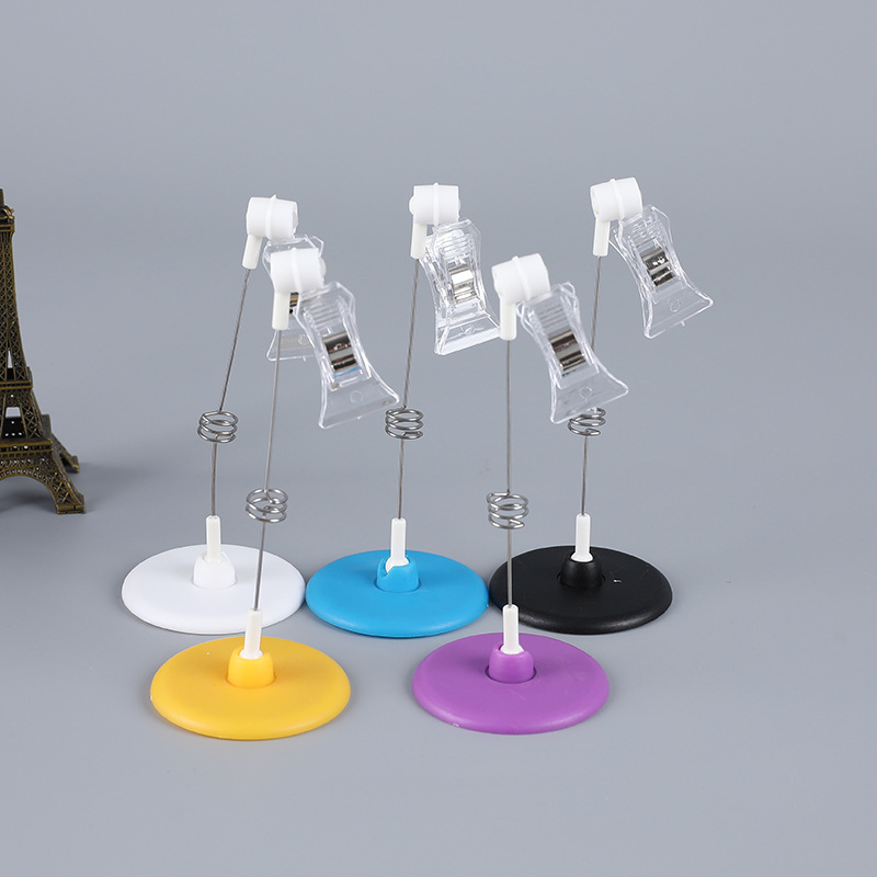 厂家直销 POP爆炸贴夹子 摇摇夹 塑料透明夹 广告展示价格牌夹