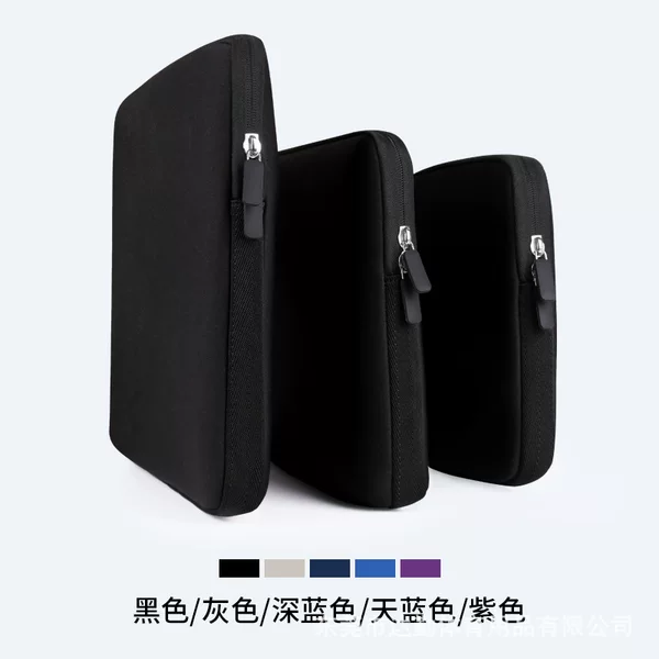 Diving Material Fleece Laptop Tablet Bag Zipper Inner Bag Macbook Protective Case for ipad Storage Bag