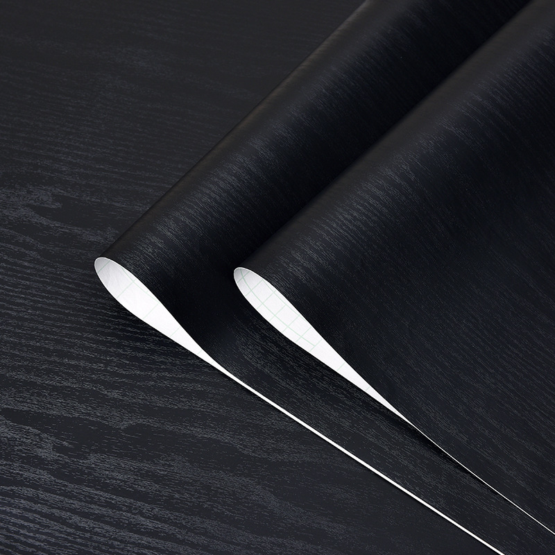 Pure black wood grain ht612