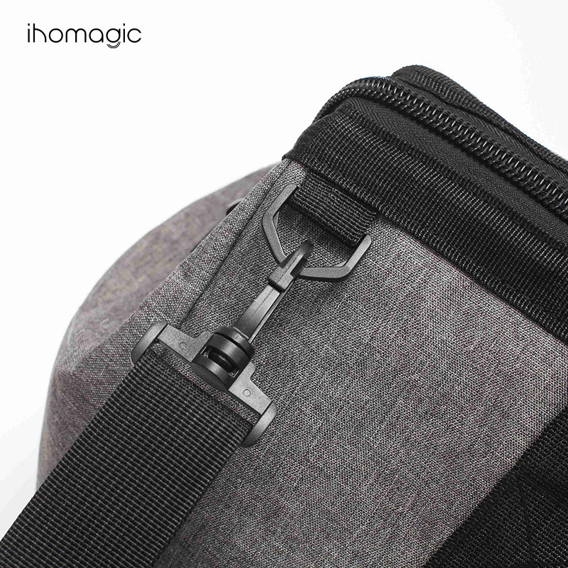 Bolso bandolera universal grande gris simple bolsa de viaje de moda de gran capacidad con cremallera bolsa de dumpling portátil