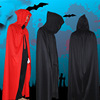 Halloween Death Cloak Black Witcher Magic robe COSPALY Vampire Pirate Cloak Clothing