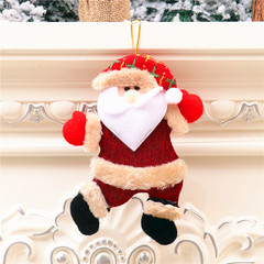 Christmas decoration supplies dancing elderly small toy hanger Christmas window display Christmas tree accessories hanger decoration