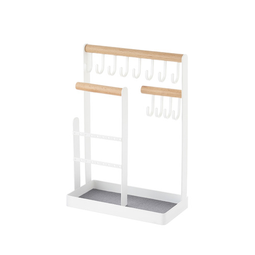 Nordic light luxury ins style metal earrings and necklace storage rack creative vertical living room and bedroom jewelry storage rack