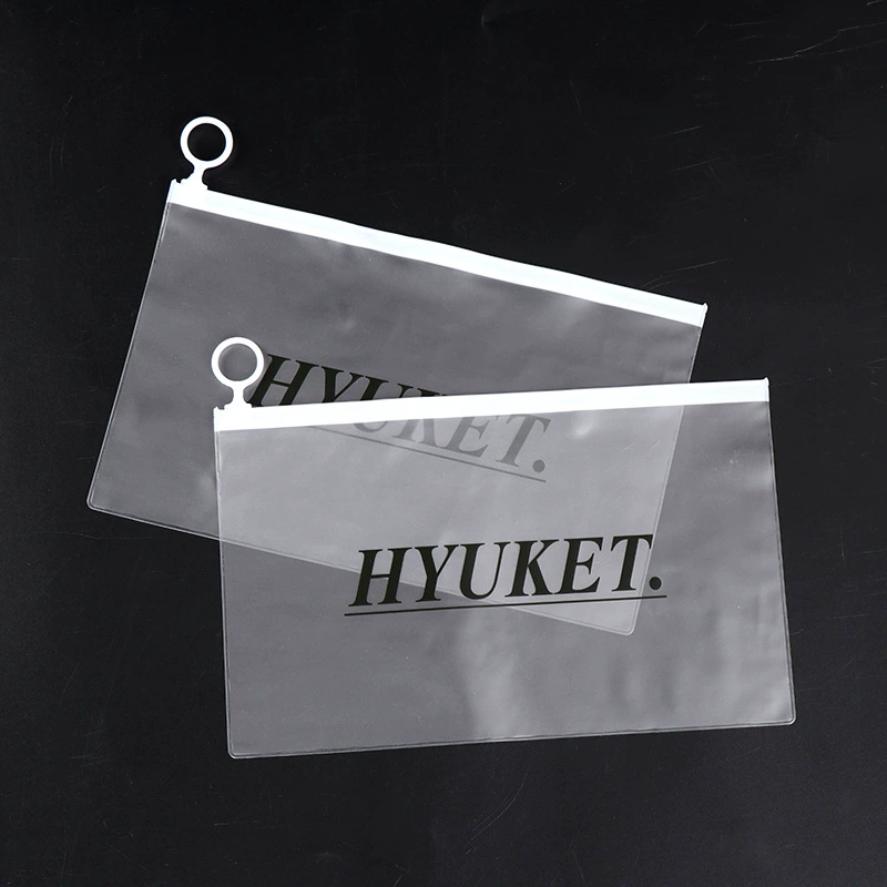 Оптовая продажа делая прозрачной сумкой молнии ПВК портативную пластиковую косметическую упаковывая сумку молнии кольца ПВК удобной сумкой