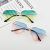 Retro metal marine glasses solar-powered heart-shaped, fashionable sunglasses heart shaped, 2023 collection