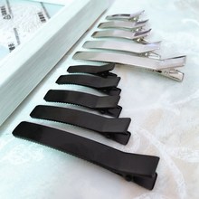 韩国风翘尾双齿加厚鸭嘴夹少女头饰侧边双叉夹批发发饰品热卖配件