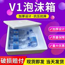 V1箱食品水果保温保鲜防碰撞泡沫箱EPS塑料泡沫物流快递包装