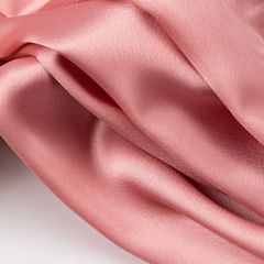 Silk-like satin fabric with subtle texture, snowflake design, simulated silk polyester, embroidered crepe pattern, modern summer dress fabric