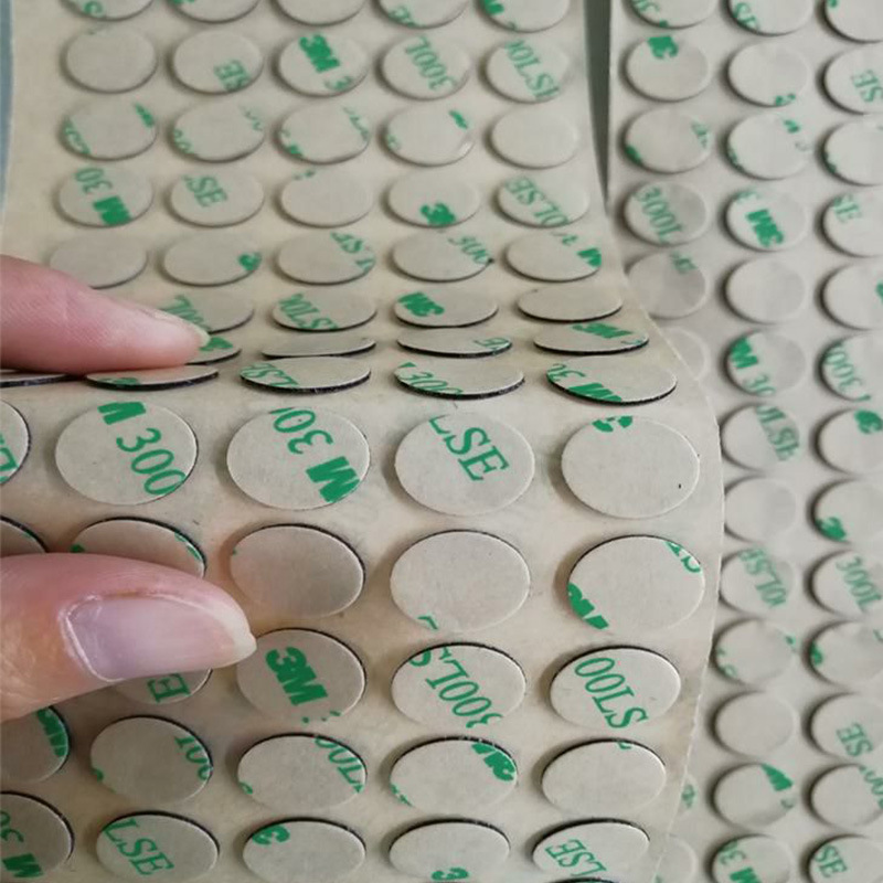 现货供应白色泡棉胶模切EVA泡棉双面胶耐高温透明300LSE双面胶