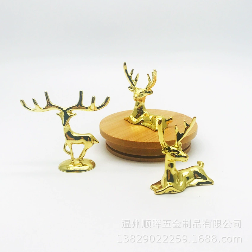 Интернет-знаменитости Лось мини цинковый сплав оленевые украшения легкие роскошные бумажные полотенца в скандинавском стиле аксессуары в штучной упаковке для гостиной и столовой
