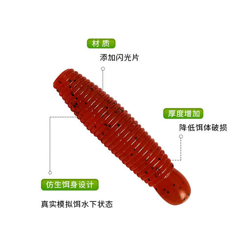 Lure soft bait honeycomb potato bee pupa bait software anti-hanging simulation lure bait bass blackfish manufacturer wholesale