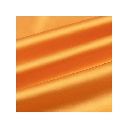 Elastomeric polyester plain weave charmeuse fabric, high stretch satin matte fabric for modern sleepwear and cheongsam lining apparel fabric.