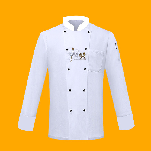 Ropa de chef de manga corta, cocina de verano, restaurante, ropa de trabajo de chef de restaurante, ropa de cocina de comedor escolar de manga larga, gran tamaño al por mayor