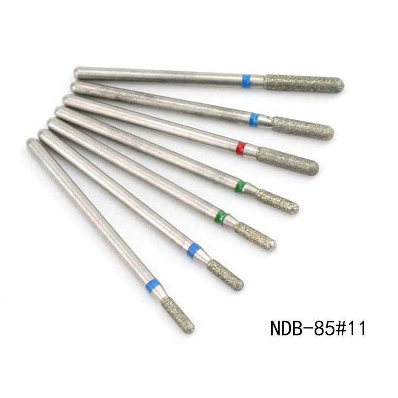 Herramientas de uñas de dedo 7 piezas traje de plata cabeza de molienda de acero de tungsteno diamante removedor de uñas máquina de molienda cabeza de molienda