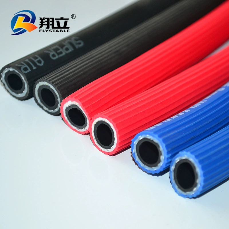 Фабрика поставляет ПВХ высокого давления кислородную трубку промышленную резиновую кислородную трубку полосатую кислородную ацетиленовую трубку