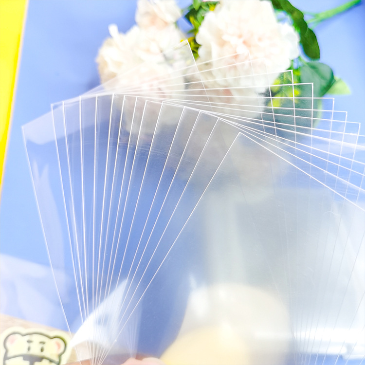 Pastel de chocolate Lollipop bolsa de plástico transparente OPP bolsillo plano bolsa de embalaje para hornear oferta especial al por mayor 100 piezas Precio