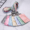 Jinbeisi Work cards Work card Ferrule Lanyard Bank Employee's card Badge Certificates Ferrule Tag Leather sheath Brand