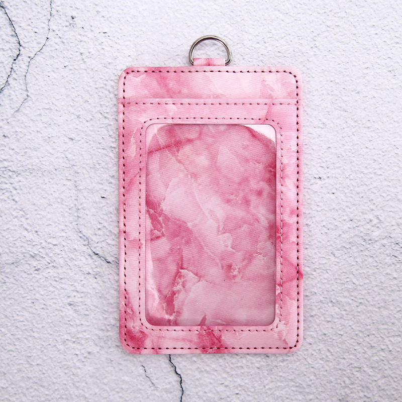 Jinbeisi tarjeta de trabajo Tarjeta de insignia titular cordón tarjeta de trabajo bancaria Tarjeta de insignia titular de la tarjeta etiqueta cubierta de cuero titular de la tarjeta de fábrica