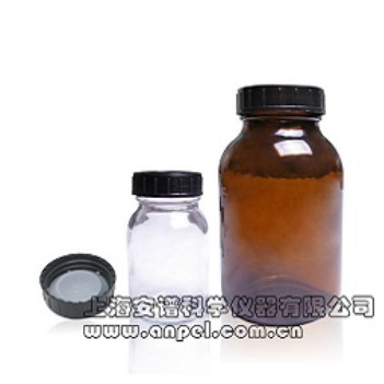 上海安谱CNW 透明玻璃广口瓶，含PP盖子及LKD内衬，DIN55 取样瓶
