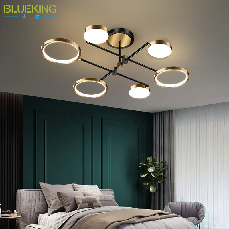 Nordic Light Luxury led Lighting Chandelier Living Room Bedroom Home Strip Lighting Wholesale Zhongshan Lamps