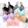 Thin comfortable push up bra for breastfeeding, wireless bra for pregnant, underwear, front lock