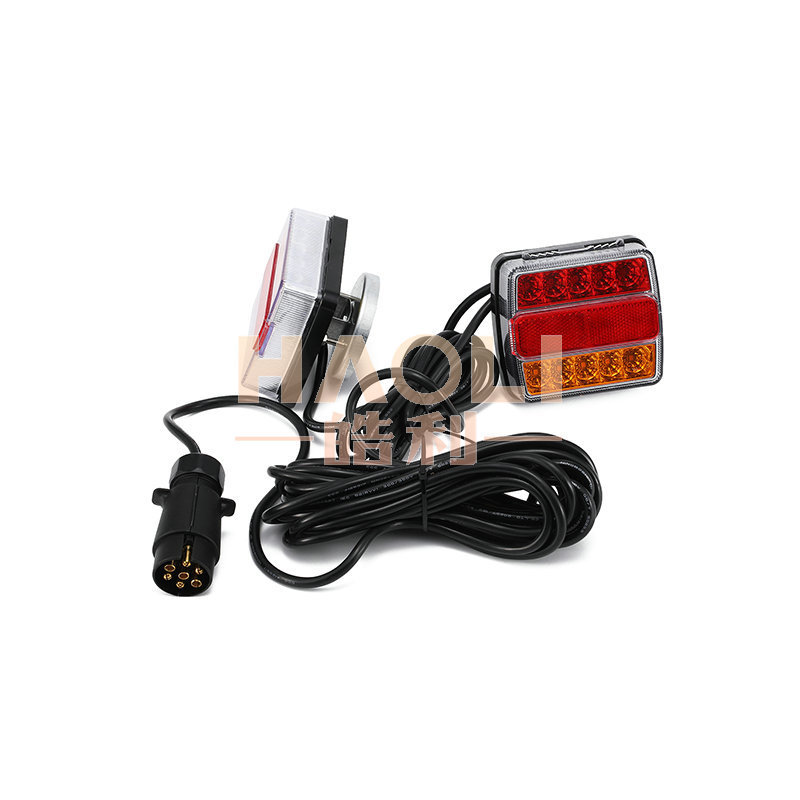 EBay Amazon 16led doble color con imán luz trasera kit rojo y amarillo pantalla transfronteriza HL-I-004 Reino Unido